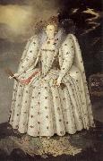 unknow artist The Ditchley Portrait of Queen Elizabeth Sweden oil painting artist